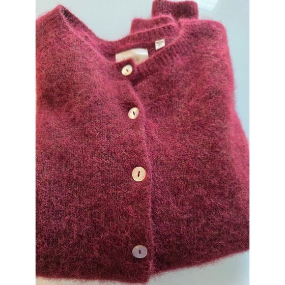 Doen Petra Cardigan in Bordeaux - Picture 6 of 8